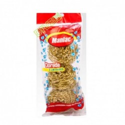 PACK ESPONJA DORADA METÁLICA MANLAC