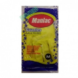 GUANTE DOMESTICO MANLAC LATEX TALLA M