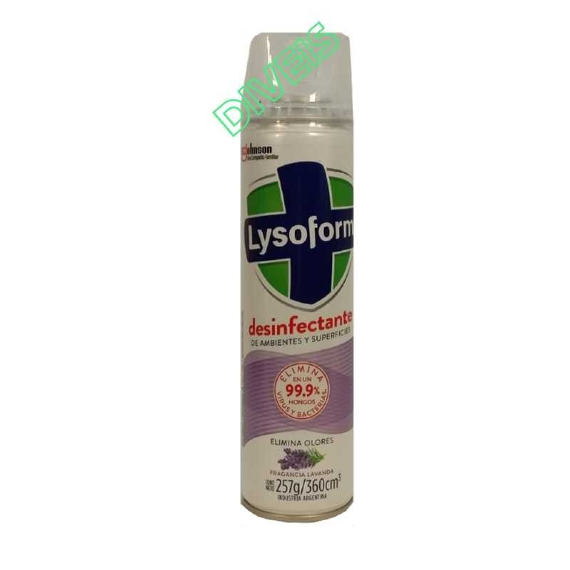 DESINFECTANTE SPRAY LYSOFORM AROMA LAVANDA
