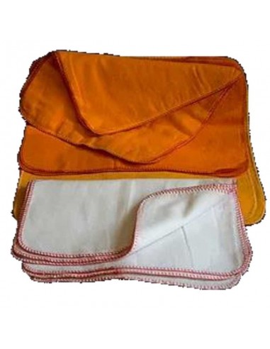 PAÑO FRANELA MOLETON ALGODÓN AFRANELADO BLANCO