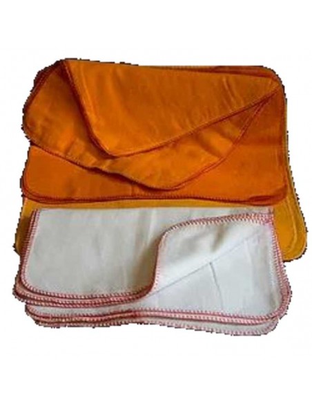 PAÑO FRANELA MOLETON ALGODÓN AFRANELADO BLANCO