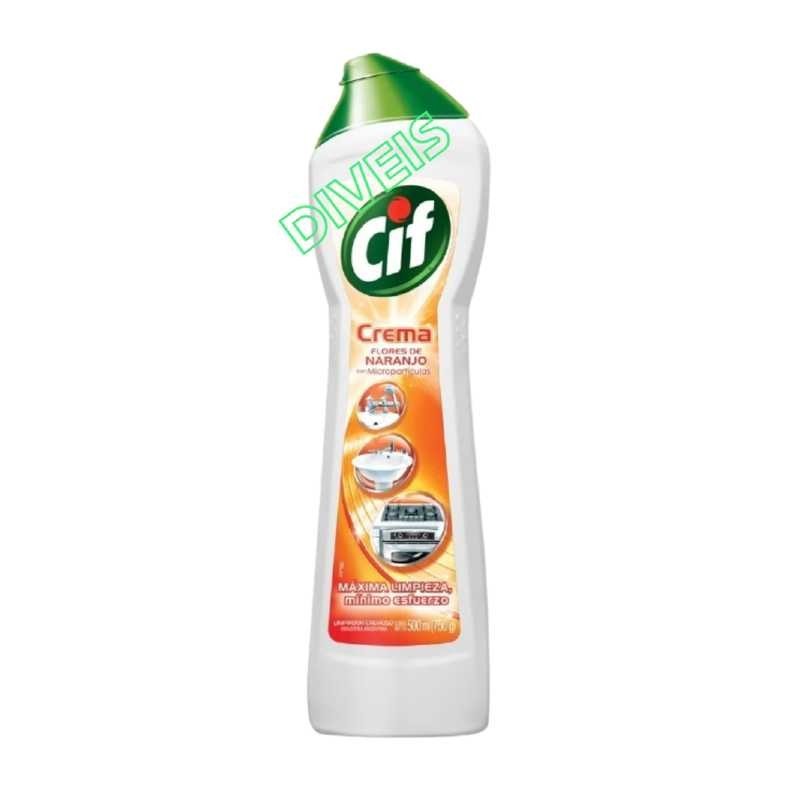 LIMPIADOR CIF CREMA FLORES DE NARANJO CON MICROPARTICULAS 750 g.