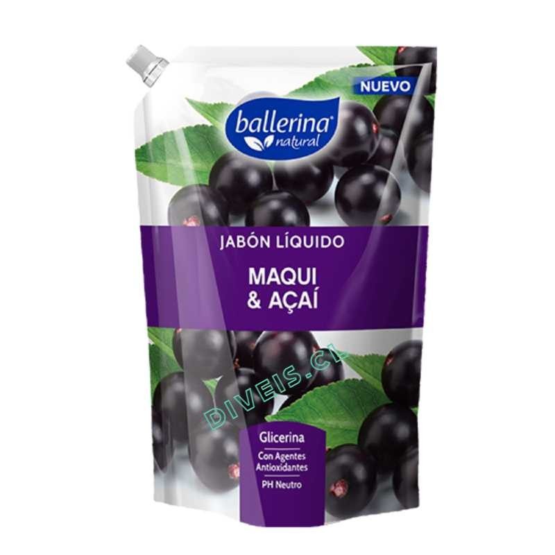 JABÓN BALLERINA MAQUI Y ACAI 900 ml.
