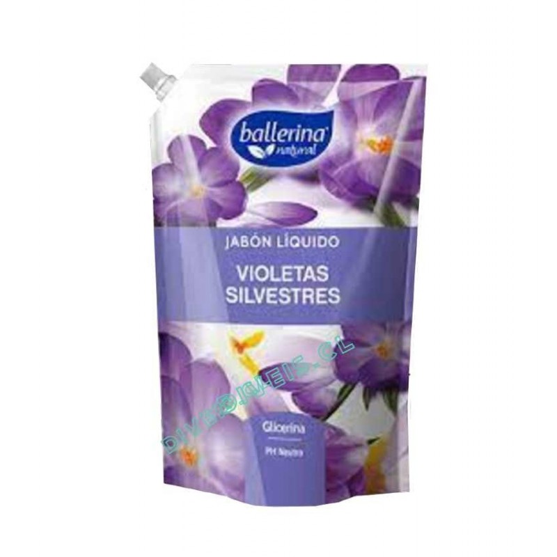 JABÓN BALLERINA VIOLETA SILVESTRE 900 ml.