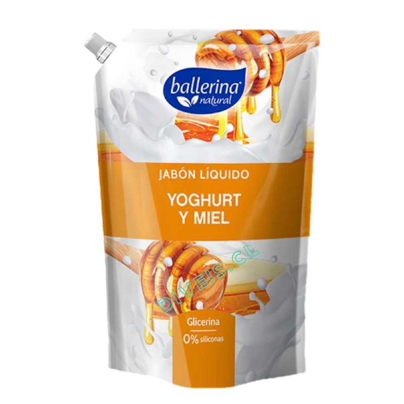 JABÓN BALLERINA YOGURT MIEL 900 ml.