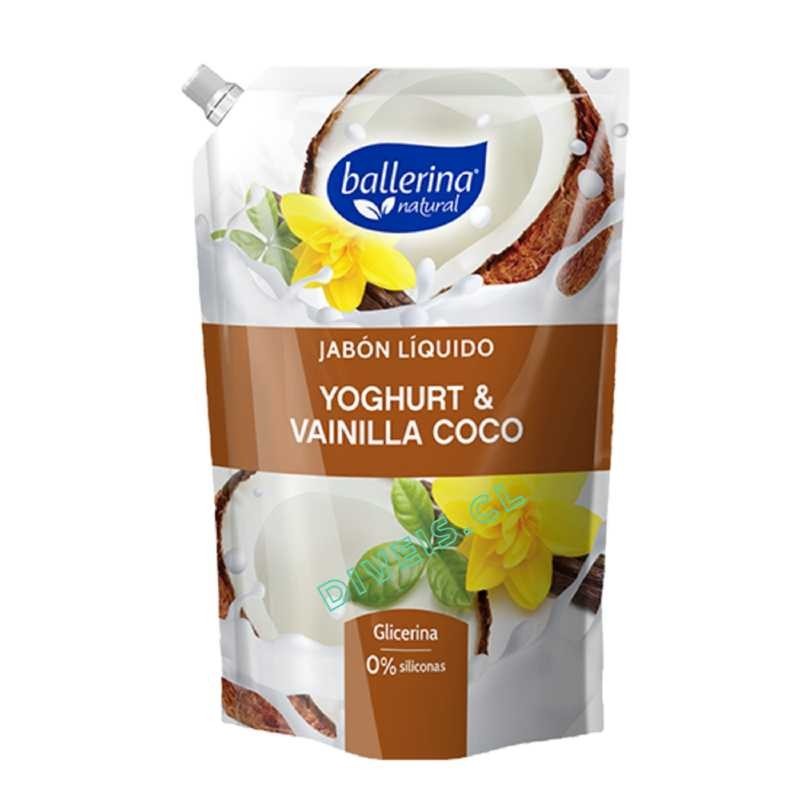 JABÓN BALLERINA YOGURT VAINILLA 900 ml.