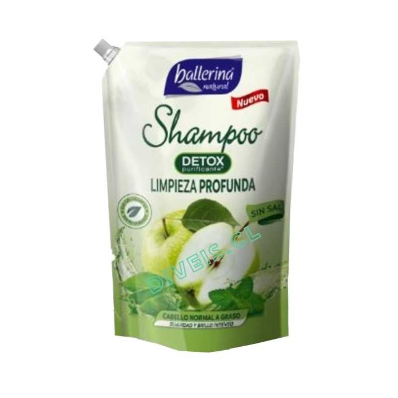 SHAMPOO BALLERINA DETOX TE VERDE 900 ml.