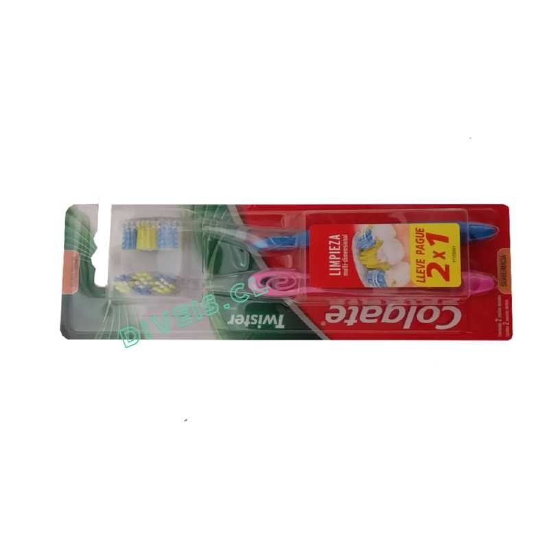 PACK CEPILLO DE DIENTES COLGATE TWISTER SUAVE/ MACIA