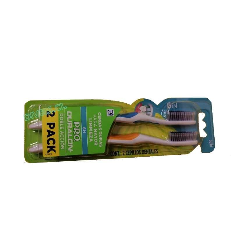 PACK CEPILLO DE DIENTES PRO DURALON DURO 6N